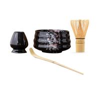 Japanese Tea Set - Matchaa Whisk And Scoop Set | Ceramic Matchaa Kit, Natural And Safe Tea Matchaa Set, Professional Matchaa Kit For Home Kitchen In La Ma