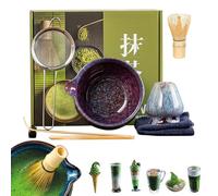 Japanese Tea Set - Mixing Bowl Spoon, Scoop Holder | Authentic Chasen Ceremony Tools for Daily Rituals, Zen Lifestyle Gear, self-caree essentialss, Home Relaxation Kit, Artisan Blending Experience,