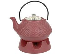 Japanese Teapot Dark Pink Pimples & Teapot Warmer Ceramic Jameson & Tailor 6 Cup