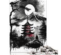 Japanese Temple 6 Puzzle for Adults And Teenagers 500 Pieces Puzzle for Adults For Family Fun & Game Night 500pcs (52x38cm)