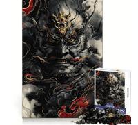 Japanese Temple Guardian Jigsaw 1000 Pieces for Adults Calm Daily True Detail Joyful Challenge Perfect Art (38x26cm)