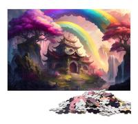 Japanese Temple Style 1000Pc Adults Jigsaw Puzzle Difficult Puzzles for Adults Challenging Brain Teaser for Teenagers, Family Game Night Fun 50x75CM/19.68x29.52inch