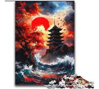 Japanese Temples Puzzles 2000 Pieces for Adults, Pattern Assembly Deal As Gifts for The Whole Family Suitable for And 14 (70x100cm)