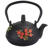 Japanese Tetsubin Teapot Cast Iron Teapot Cast Iron Tea Kettle Stovetop Blossom Bamboo Gift Decoration 0.3LCast Iron Tea Kettle Ornaments