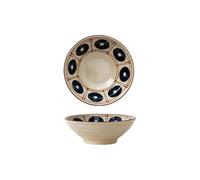 Japanese thick-edged underglaze colored dishes are fresh and exquisite for home use -7.5-inch foreign well bowl-Toona sinensis shadow