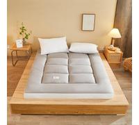 Japanese Thick Futon Mattress 320x220cm Soft & Portable Foldable Roll-Up Design Ideal for Camping Guest Bed Minimalist ace-Saving Solut