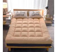 Japanese Thick Tatami Mattress Folding Mattress, Winter Futon, Portable Sleeping Pad for Student Dormitory, Roll Up Floor Mattress, Medium Double Bed