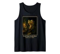 Japanese Think Deep Smoke Slow Frog Vintage Aesthetics Tank Top