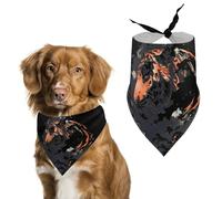 Japanese Tiger Clouds Pet Bandana Dogs Triangle Scarf Cats Handkerchief Puppy Costume