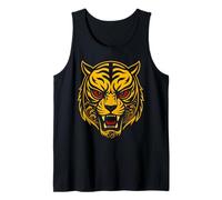 Japanese Tiger Iconic Wrestling Lucha Libre Mask Men Women Tank Top