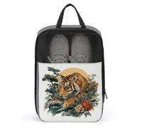 Japanese Tiger Shoe Bag for Travel Daily Use Anti-dust Storage Carrier Golf Shoe Pouch