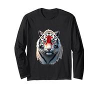 Japanese Tiger Spirit - Rising Sun Wildlife Art Long Sleeve T-Shirt