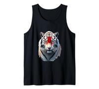 Japanese Tiger Spirit - Rising Sun Wildlife Art Tank Top