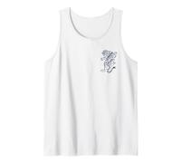 Japanese Tiger Warrior Instinct Discipline Power Kanji Art Tank Top