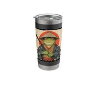 Japanese Toad Samurai Frog Character Art Stainless Steel Insulated Tumbler
