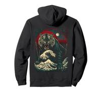 Japanese Tokyo Tiger Great Wave off Kanagawa Pullover Hoodie