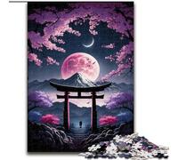 Japanese Torii Gate 1000 Pieces Jigsaw Puzzles For Teens And Adults, Family Entertainment Toys Is Ideal As A Gift for The Whole Family (26x38cm)