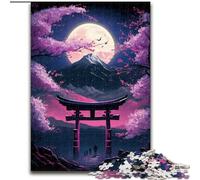 Japanese Torii Gate JigsawPuzzle 1000 Pieces for Adults, Family Activity Fun at Home Activities, Birthday Present,Travel Gifts (50x75cm)