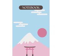 Japanese Torii Gate - Lined Notebook: Cute Japanese Minimal Notebook
