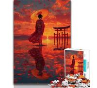 Japanese Torii Gate Puzzles for Teenagers Teens 2000pc Puzzle,Pattern Assembly Fun at Home Activities,Birthday Present,Travel Gifts 70x100cm