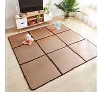 Japanese Traditional MatNonSlip Breathable Mattress for Living Room & Bedroom Rattan Floor Mat 60x120cm Tatami Style Comfortable & Durable