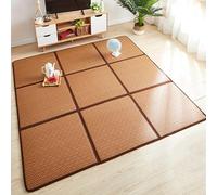 Japanese Traditional MattressNonSlip Rattan Floor Mat Breathable Design for Living Room & Bedroom 60x120cm Comfortable & Durable A04
