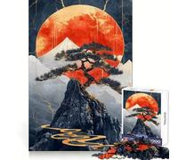 Japanese Tree Kintsugi Jigsaw Puzzles for Adults 1000 Piece Brain Agility Restful Game Happy Challenge Night Game (50x75cm)