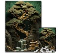 Japanese Tree of Life Adult Jigsaw Puzzles 1000 Pieces Paper Jigsaw Puzzles for Adults for Family Interactive Game 1000 PCS(38x26cm)