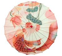 Japanese Umbrella 32 Inch Oiled Paper Umbrella Classical Art Chinese Umbrellas for Women Dance Parasol with Bamboo Bone for Costumes Taking Photo Style1Umbrella