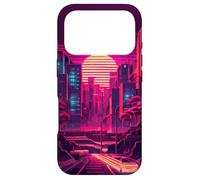 Japanese Vaporwave City Tokyo Urban Futurism Aesthetic Case for iPhone 17 Pro