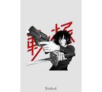 Japanese Vaporwave Samurai Girl Notebook: Diary, Matte Finish Cover, Planner, Journal, 6x9 120 Pages, Lined College Ruled Paper