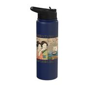 Japanese Version Woman Yelling At Cat Meme Stainless Steel Insulated Water Bottle