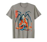 Japanese Vintage Demon Jorogumo Spider Woman Yokai Horror T-Shirt