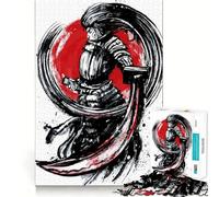 Japanese Vintage Samurai Teenagers 1000 Piece Jigsaw Puzzle Enjoyable Game Precise Edge Family Enjoyable (38x26cm)
