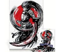 Japanese Vintage Samurai Teenagers 1000 Piece Jigsaw Puzzle Enjoyable Game Precise Edge Family Enjoyable (38x26cm)