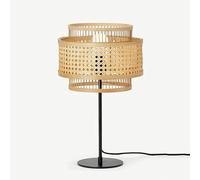 Japanese Wabi-Sabi Bamboo an Desk Lamp - Zen Style Lighting for Coffee Shops, Hotels, Tea Houses, Living Rooms & Bedrooms - Ideal for Restaurants, Villas & Farmhouses