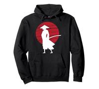 Japanese Warrior Culture Samurai Sword Martial Arts Retro Pullover Hoodie