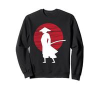 Japanese Warrior Culture Samurai Sword Martial Arts Retro Sweatshirt