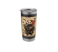 Japanese Warrior Panda Samurai Art Ninja Anime Ukiyo-e Stainless Steel Insulated Tumbler