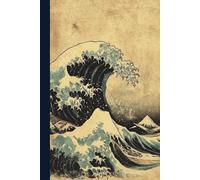 Japanese Wave Art Notebook: 6x9 Retro Artwork 150 Page Lined Journal