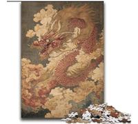 Japanese Wave Dragon 2000 Pieces Jigsaw Puzzle For Adults Teens, Family Activity Fun at Home Activities, Birthday Present,Travel Gifts (70x100cm)