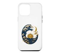 Japanese Wave - Sun - Moon Celestial Ocean Case for iPhone 12 Pro Max