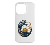 Japanese Wave - Sun - Moon Celestial Ocean Case for iPhone 14 Pro Max