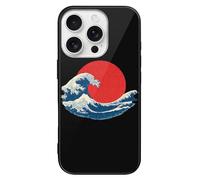 Japanese Waves Japan Sun Glass Case Compatible with iPhone 16 Plus Pro Max Protective Cover