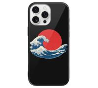 Japanese Waves Japan Sun Glass Case Compatible with iPhone 16 Plus Pro Max Protective Cover