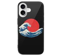 Japanese Waves Japan Sun Glass Case Compatible with iPhone 16 Plus Pro Max Protective Cover