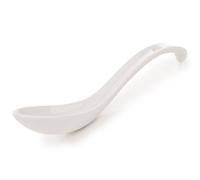 Japanese White Ceramic Ramen & Soup Spoon - zen minded