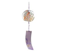Japanese Wind Bells - Handmade Glass Japanese Style Pendant - Transparent Borosilicate Glass,hand-painted Patterns,with Creative Card Design,can Be Given As A Gift to Friends,beloved