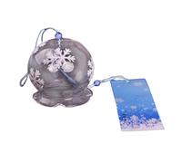 Japanese Wind Bells - Handmade Glass Japanese Style Pendant - Transparent Borosilicate Glass,hand-painted Patterns,with Creative Card Design,can Be Given As A Gift to Friends,beloved