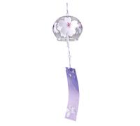 Japanese Wind Bells - Handmade Glass Japanese Style Pendant - Transparent Borosilicate Glass,hand-painted Patterns,with Creative Card Design,can Be Given As A Gift to Friends,beloved